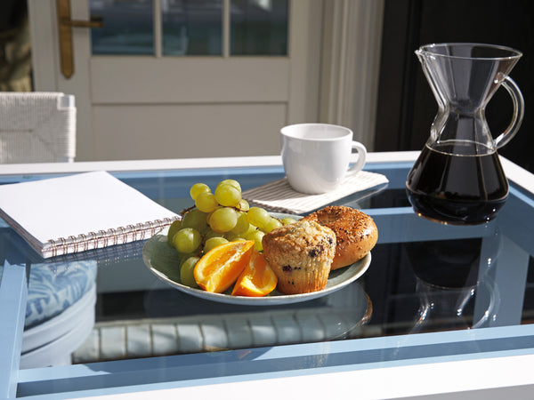 Lexington Tommy Bahama Outdoor 3460-873 Bistro Table - Elegant Outdoor Dining With Coastal Style And Customizable Comfort Options White Wood 3460-873