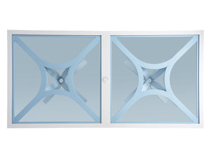 Lexington Tommy Bahama Outdoor 3460-876c Ocean Breeze Promenade Rectangular Dining Table - Elegant Coastal Style For Eight White Wood 3460-876c