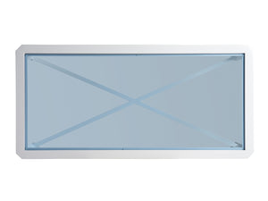 Lexington Tommy Bahama Outdoor 3460-947 Elegant Herringbone Cocktail Table In Pearl White Finish For Coastal Inspired Living White Wood 3460-947