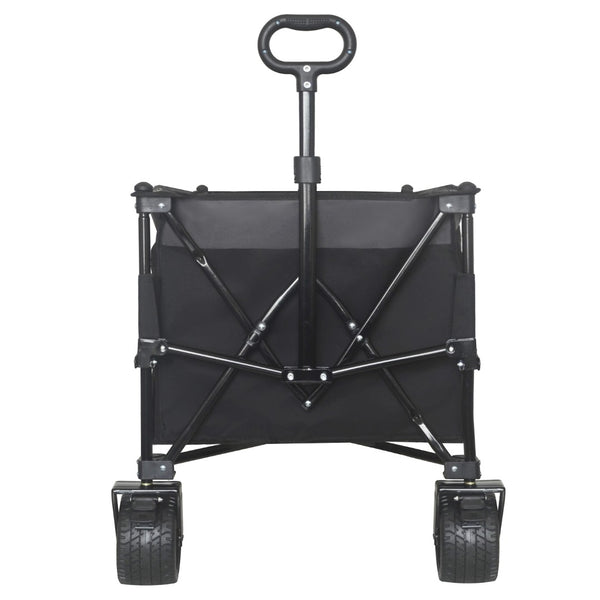 English Elm 51-inch Heavy Duty Folding Utility Wagon with All-terrain Wheels and 480lb Steel Frame W2932P289386