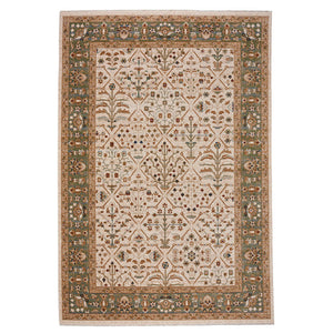 Capel Rugs Jules-sarouk Elegant Area Rug: Timeless Cross-woven Design For High Traffic Spaces And Easy Care Ivory Multi, Multi,Colored 100% Olefin 3462rs03110501640