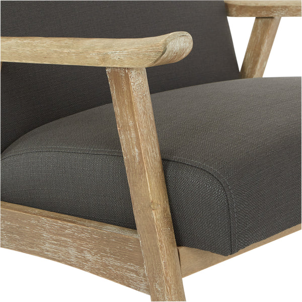 OSP Home Furnishings Weldon Chair Klein Charcoal