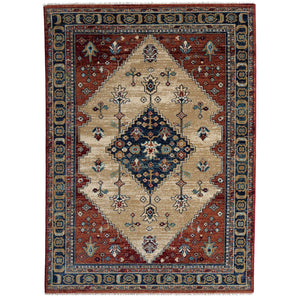 Capel Rugs Jules-serapi Timeless Area Rug - Elevate Your Space With Stylish, Durable, And Easy Care Design Rust, Gold 100% Olefin 3464rs06070908775