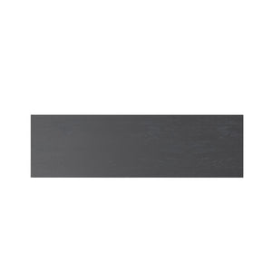 Alpine Furniture Eleanor Solid Rubberwood Bench In Deep Black — 54" Modern Farmhouse Trestle Seating, Sturdy Elegance 3466BLK-03