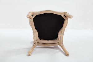 English Elm French Country Dining Chairs Set Of 2 - Elegant Upholstered, Stackable & Versatile For Any Space W3426P324205