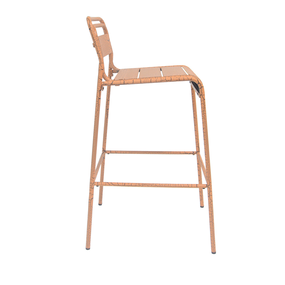 English Elm Christopher Knight Home® - Carmella Vibrant Outdoor Barstools Set Of 2 – Curvaceous Iron Design For Stylish Patio Seating N775P199822O