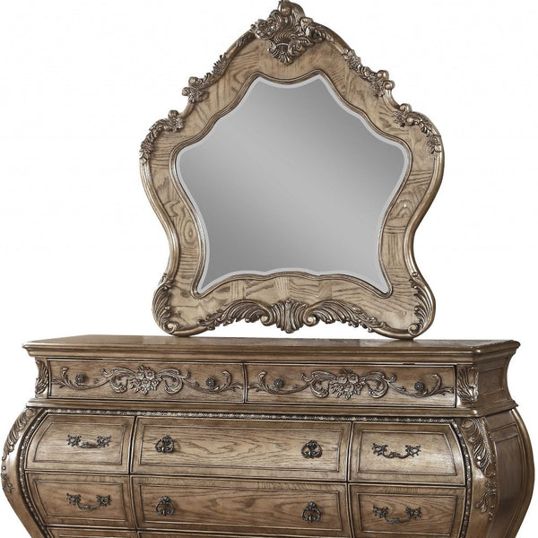 Homeroots 23" Brown Solid Wood Combo Dresser  Solid Wood 347090