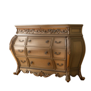 HomeRoots 23" Brown Solid Wood Combo Dresser - Timeless Organization with Ample Storage for Every Bedroom Style 11 347090