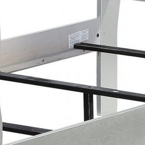 Homeroots 41" X 85" X 47" Platinum Wood Twin Bed  Wood 347107