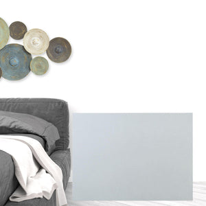 Homeroots 24" Platinum Two Drawers Nightstand Platinum  347111