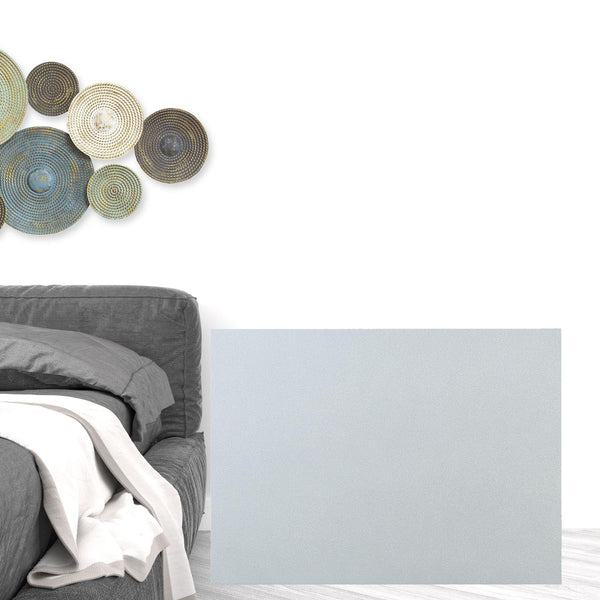 Homeroots 24" Platinum Two Drawers Nightstand Platinum  347111