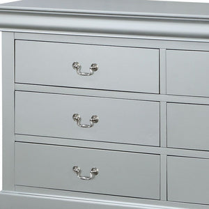 Homeroots 15" White Solid Wood Double Dresser  Solid Wood 347113