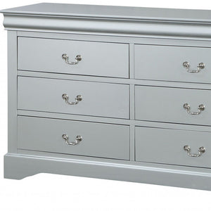 Homeroots 15" White Solid Wood Double Dresser  Solid Wood 347113