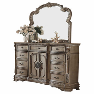 Homeroots 18" Brown Solid Wood Combo Dresser  Solid Wood 347129