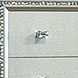 Homeroots 18" Champagne Five Drawer Standard Chest  Manufactured Wood 347172