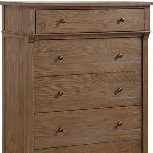 Homeroots 18" X 38" X 52" Reclaimed Oak Wood Chest  Solid Wood 347187