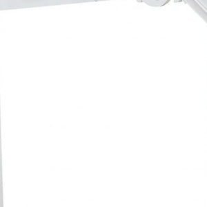 HomeRoots White Wood Twin Canopy Bed Frame - Stylish, Durable Design for Cozy Bedrooms & Compact Spaces 347193