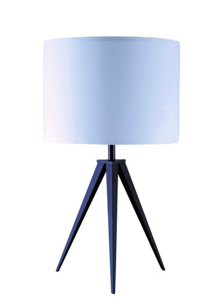 Homeroots Contemporary Black Tripod Table Lamp   347228