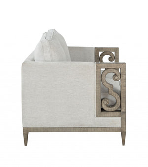 Homeroots 55" Brown Loveseat   347292