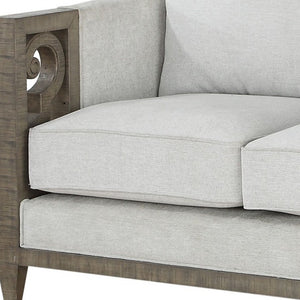 Homeroots 55" Brown Loveseat   347292