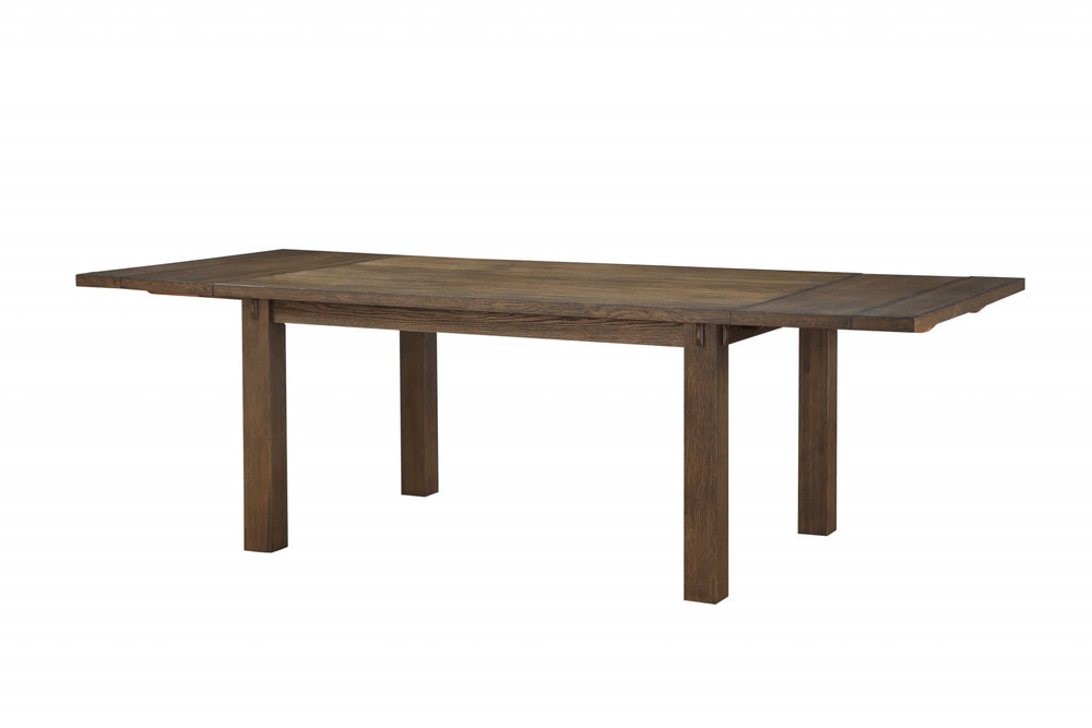 Homeroots 42" Brown Solid Wood Dining Table  Wood 347359
