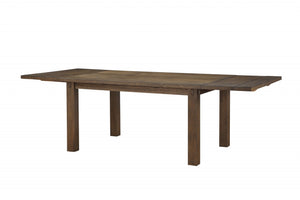 Homeroots 42" Brown Solid Wood Dining Table  Wood 347359