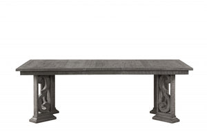 Homeroots 44" X 90" X 30" Salvaged Natural Wood Polyresin Dining Table  Wood 347370