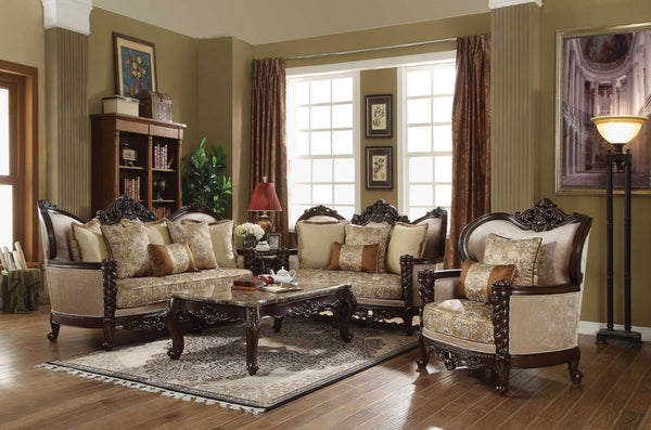 HomeRoots 24" Dark Walnut Faux Marble Square End Table - Chic Design, Versatile Functionality for Any Space 347412