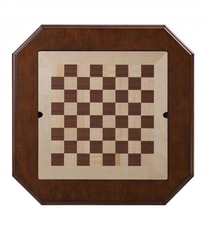 HomeRoots 28" Brown Octagon Console Table with Drawer - Modern Geometric Design for Stylish Entryway Storage 347432