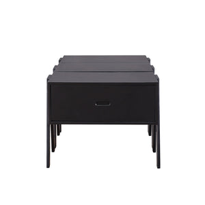 Homeroots 48" Black Convertible Coffee Table With Three Drawers   347448