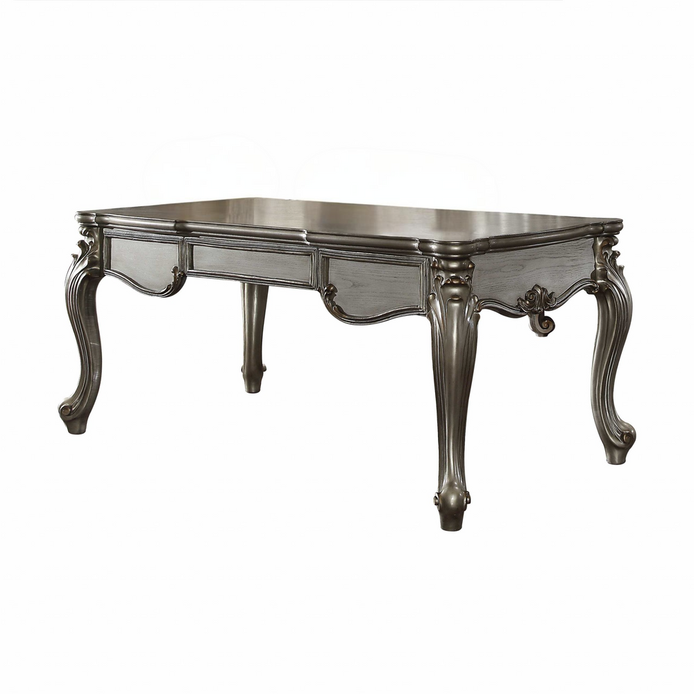 Homeroots 35" Silver Executive Desk   347523