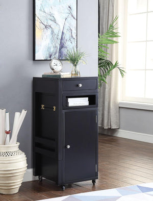 Homeroots 48" Black Writing Desk   347525