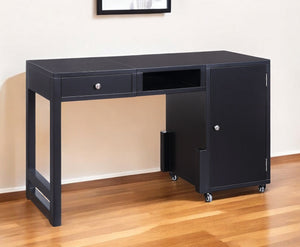 Homeroots 48" Black Writing Desk   347525