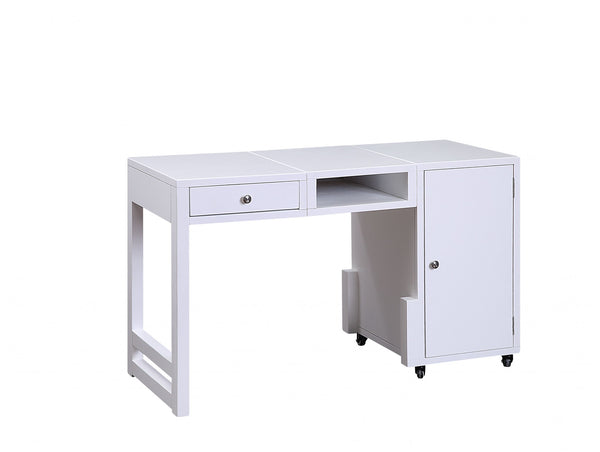 Homeroots 48" White Writing Desk   347526