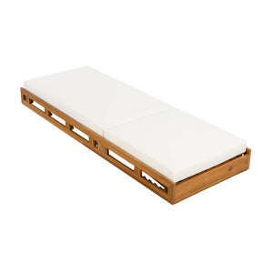 English Elm Christopher Knight Home® - Lounge Chaise Set - Elegant Acacia Wood With Plush 4" Water-Resistant Cushions For Ultimate Comfort N770P272405T_65429.00CUSH