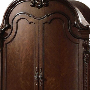 Homeroots 52" Espresso Solid Wood Two Drawer Combo Dresser  Solid Wood 348164