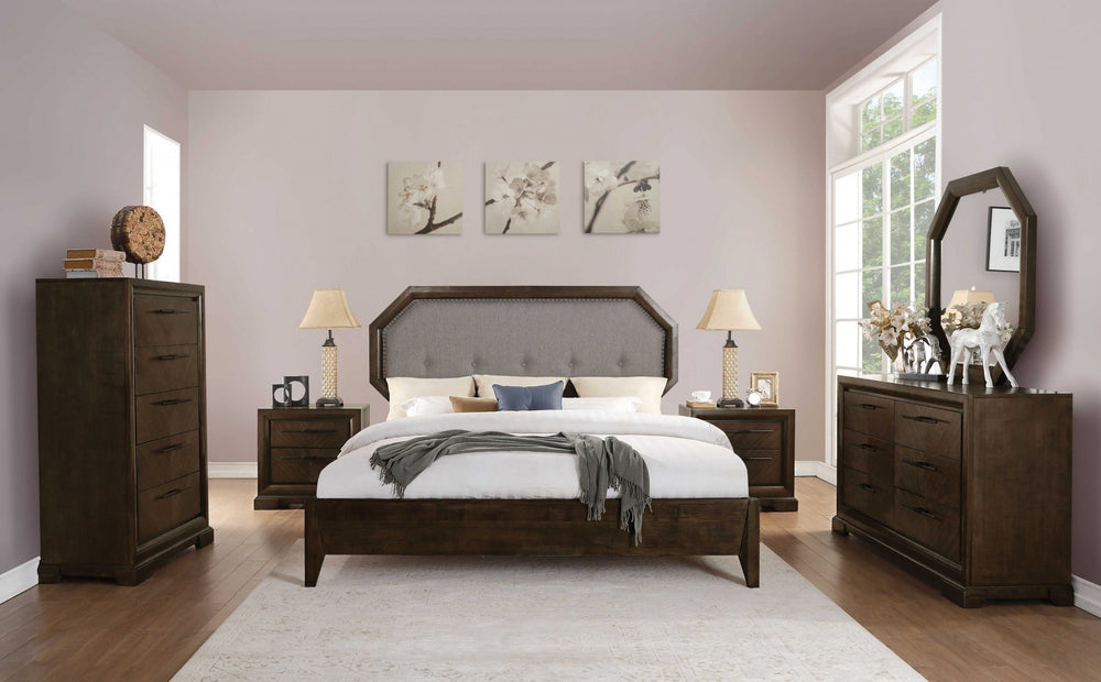 Homeroots 19" X 39" X 54" Tobacco Wood Chest  Solid Wood 348185