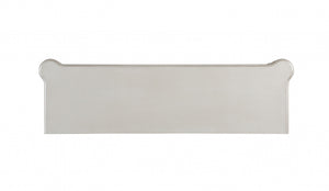 Homeroots 24" X 75" X 106" Antique White Wood Glass Mirror Hutch  Buffet  Wood 348654