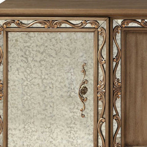 Homeroots 32" Brown Executive Desk With Two Cabinets   348660