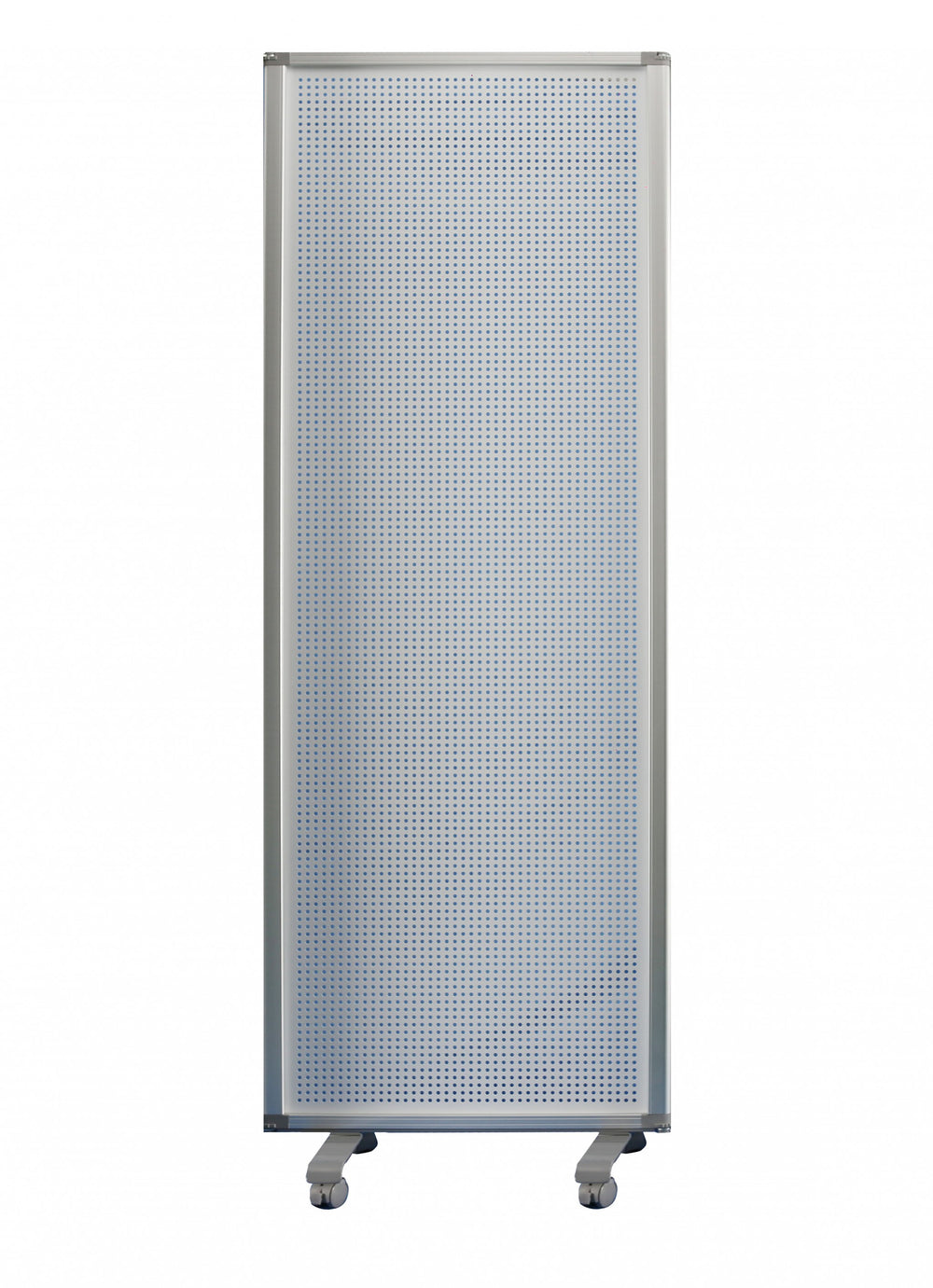 Homeroots 71" White Iron Folding Six Panel Screen Room Divider  Metal 348671