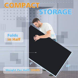 English Elm 8.5ft Regulation Ping Pong Conversion Top Foldable Mdf Surface for Game Rooms Black W1408P401726