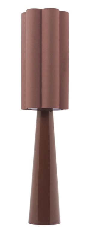 Zuo Modern Violet Floor Lamp In Brown - Modern Design, High-quality Pvc & Steel, Chic Addition For Any Room Brown Pvc,Steel 56176-zuo-modern