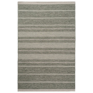 Capel Rugs Abingdon Hand-woven Area Rug - Luxurious New Zealand Wool Blend With Organic Striations For Elegance Verde, Ivory 50% Nz,50% Indian Wool 3491rs03000500220
