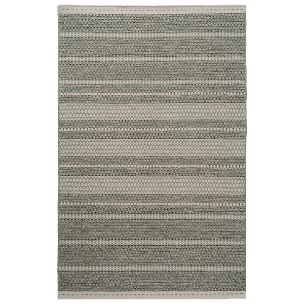 Capel Rugs Abingdon Hand-woven Area Rug - Luxurious New Zealand Wool Blend With Organic Striations For Elegance Verde, Ivory 50% Nz,50% Indian Wool 3491rs03000500220