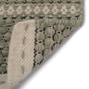 Capel Rugs Abingdon Hand-woven Area Rug - Luxurious New Zealand Wool Blend With Organic Striations For Elegance Verde, Ivory 50% Nz,50% Indian Wool 3491rs03000500220