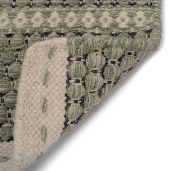 Capel Rugs Abingdon Hand-woven Area Rug - Luxurious New Zealand Wool Blend With Organic Striations For Elegance Verde, Ivory 50% Nz,50% Indian Wool 3491rs03000500220