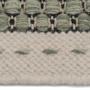 Capel Rugs Abingdon Hand-woven Area Rug - Luxurious New Zealand Wool Blend With Organic Striations For Elegance Verde, Ivory 50% Nz,50% Indian Wool 3491rs03000500220