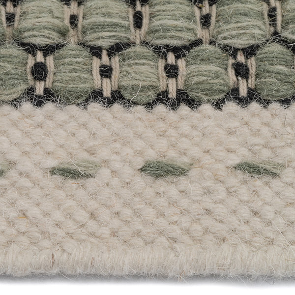 Capel Rugs Abingdon Hand-woven Area Rug - Luxurious New Zealand Wool Blend With Organic Striations For Elegance Verde, Ivory 50% Nz,50% Indian Wool 3491rs03000500220
