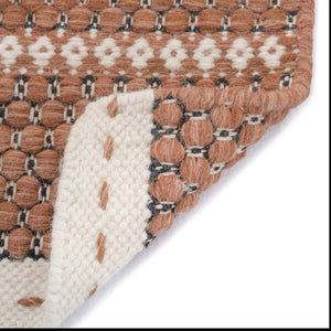 Capel Rugs Abingdon Hand-woven Area Rug - Luxurious New Zealand Wool Blend With Organic Striations For Elegance Ginger, Ivory 50% Nz,50% Indian Wool 3491rs03000500825