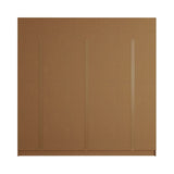 Eldridge Freestanding Wardrobe in Maple Cream Brown 34953 Manhattan Comfort